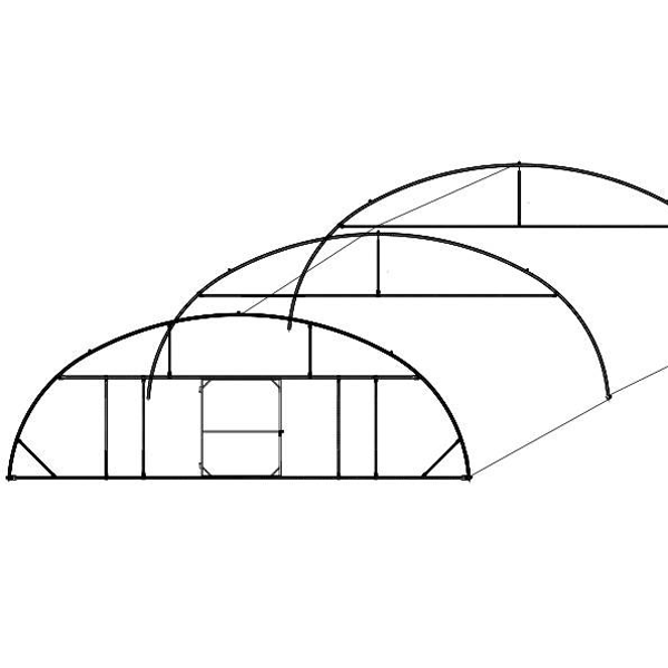 طراحی گلخانه تونلی